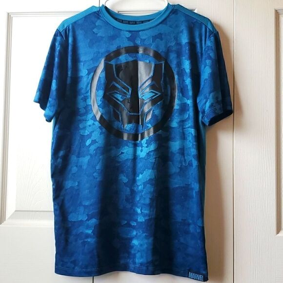 Marvel mens Black Panther shirt, size large - Picture 1 of 5